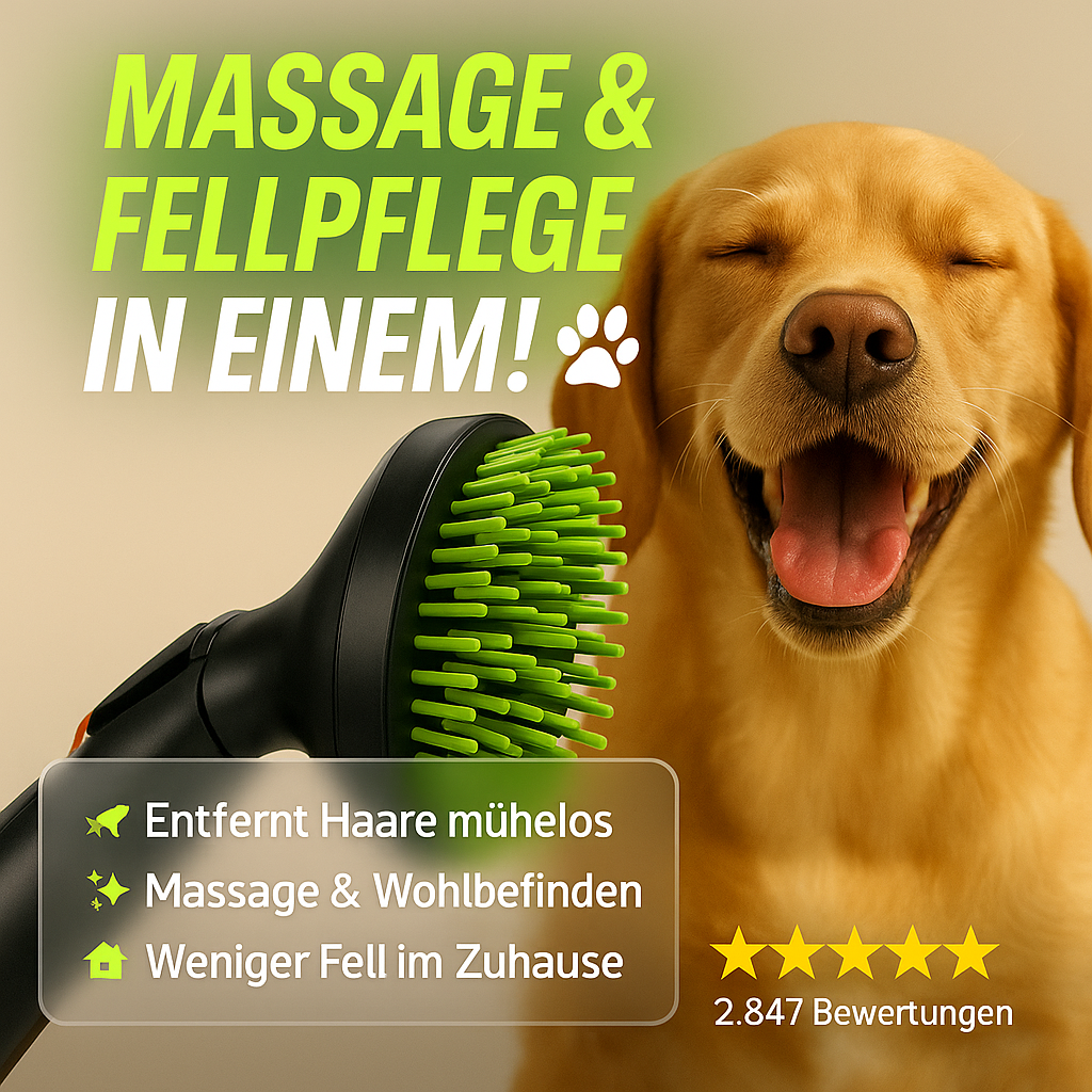 Katze Hund Haustier Massage Staubsauger